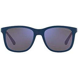 Emporio Armani Mens Ea4184f Low Bridge Fit Square Sunglasses
