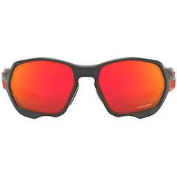 Oakley Mens Oo9019a Plazma Low Bridge Fit Rectangular Sunglasses