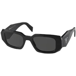 Prada PR17WS Rectangle Sunglasses for Women + BUNDLE With Designer iWear Eyewear Kit