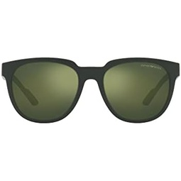 Emporio Armani Mens Ea4205f Low Bridge Fit Round Sunglasses