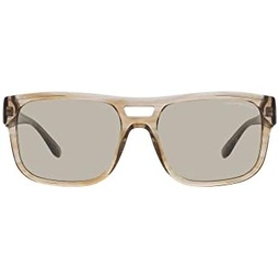 Emporio Armani Mens Ea4197f Low Bridge Fit Rectangular Sunglasses