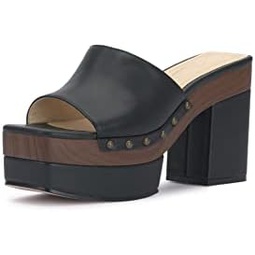 Jessica Simpson Womens Charlete Block Heel Platform Mule Wedge Sandal