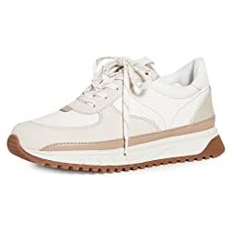 Madewell Womens Kickoff Trainer Sneakers in Neutral Colorblock Leather