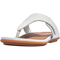 FitFlop Womens Gracie Adjustable Canvas Toe-Post Sandal