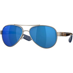 Costa Loreto 6S4006 Pilot Sunglasses for Women + BUNDLE with Designer iWear Eyewear Kit