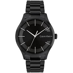 Calvin Klein CK Iconic - Mens and Womens 3 Hand Quartz Watch - Water Resistant 3 ATM/30 Meters - Classic Premium Timepiece for Every Occasion - 35mm or 40mm