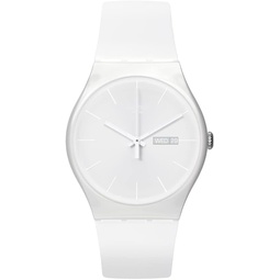 Swatch New Gent BIOSOURCED White Rebel Quartz Watch