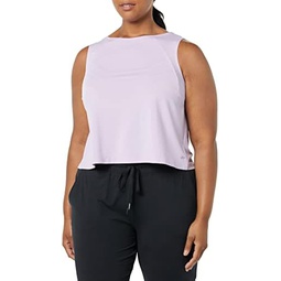 Amazon Essentials Womens Tech Stretch Cropped Loose-Fit Tank
