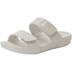Alegria Women Orbyt Double Strap Lightweight Recovery Slide Sandal With Arch Support