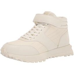 DKNY Womens Noemi-Lace Up Mid Everyday Sneaker