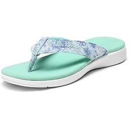 DREAM PAIRS Womens Arch Support Flip Flops Comfortable Soft Cushion Thong Sandals Casual Indoor Outdoor Walking Beach Summer Shoes