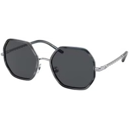 Tory Burch TY6092 Irregular Sunglasses for Women + BUNDLE With Designer iWear Eyewear Kit