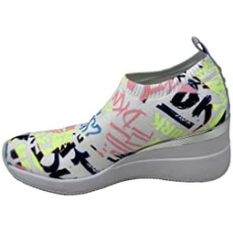 DKNY Womens Slip on Wedge Heel Sneaker