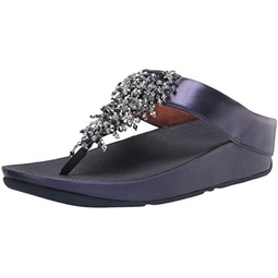 FitFlop Womens Rumba Beaded Toe-Post Sandals