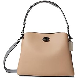 COACH Color-Block Leather Willow Shoulder Bag