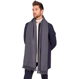 likemary Large Scarf for Men - Winter Scarf -Merino Wool Scarf Men - Blanket Scarf - Travel Blanket - Big Scarf - Kasa