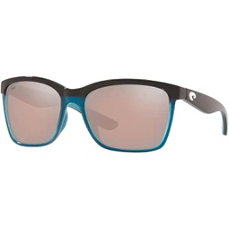 Costa Anaa 6S9053 Pillow Sunglasses for Women + BUNDLE with Designer iWear Eyewear Care Kit