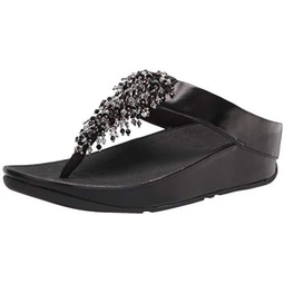 FitFlop Womens Rumba Beaded Toe-Post Sandals