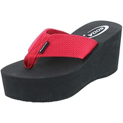 Soda Oxley-S Womens EVA Flip Flop Slip on Platform Sandals