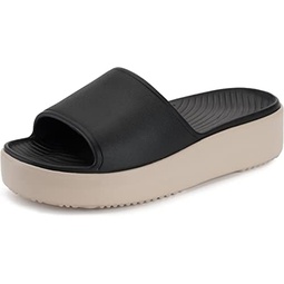 WHITIN Womens Feather Platform Sandal +Comfort