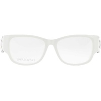 SWAROVSKI Rectangular Eyeglasses SK5473 021 White 54mm