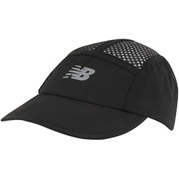 New Balance Mens and Womens Running Stash Hat with Zippered Pocket for Athletic Wear, One Size Fits Most