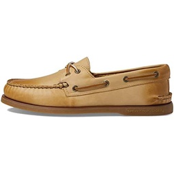 Sperry Mens Gold a/O 2-Eye Burnished Boat Shoe