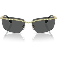 Swarovski Womens Sk7001 Rectangular Sunglasses