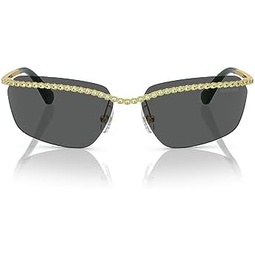 Swarovski Womens Sk7001 Rectangular Sunglasses