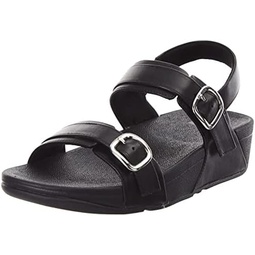 FitFlop Womens Adjustable Leather Slides