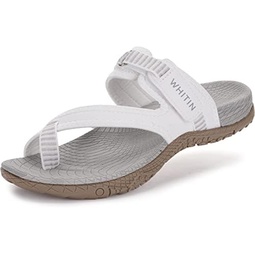 WHITIN Womens Toe Thong Sandal Beach Outdoor Flip Flop Arch Support