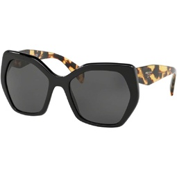 Prada PR16RS HERITAGE Hexagon Sunglasses For Women+ BUNDLE With Designer iWear Eyewear Kit