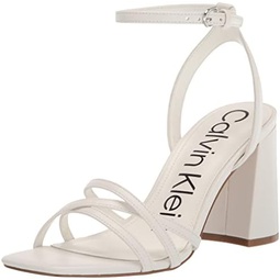 Calvin Klein Womens Qalat Heeled Sandal