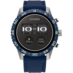 Citizen CZ Smart PQ2 44MM Sport Smartwatch with YouQ App with IBM Watson AI and NASA research, Wear OS by Google, HR, GPS, Fitness Tracker, Amazon Alexa, iPhone Android Compatibl