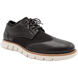NINE WEST Mens Knit 원피스 Oxford Shoes: Stylish, Lightweight Lace-Up Footwear with Breathable Knit and Smooth Finish,with Sneaker Outsole
