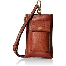Fossil Womens Rio Leather Phone Crossbody Wallet