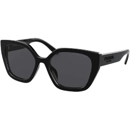 Prada PR24XS Rectangle Sunglasses for Women + BUNDLE With Designer iWear Eyewear Kit