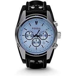 Fossil Coachman Mens Watch with Genuine Leather Bracelet Cuff