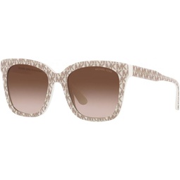 Michael Kors San Marino Brown Gradient Square Ladies Sunglasses MK2163F 310313 55