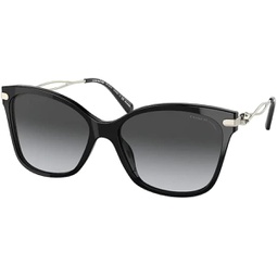 COACH HC8316 Butterfly Sunglasses for Women + BUNDLE With Designer iWear Eyewear Kit