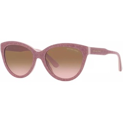 Michael Kors Makena Brown Pink Gradient Cat Eye Ladies Sunglasses MK2158 310511 55