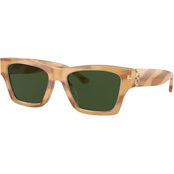 Tory Burch Sunglasses TY 7186 U 192073 Yellow Amber Tortoise