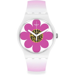 Swatch FLOWER HOUR Unisex Watch (Model: SO32M104)