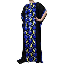 Alpha Crystal Women Embroidery Attire Traditional/Cultural Wear with FREE! Scarf