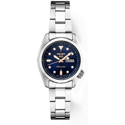 SEIKO Mens Blue Dial Silver Stainless Steel Band Automatic Watch