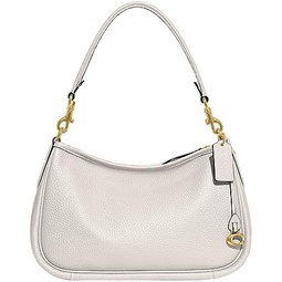 COACH Soft Pebble Leather Cary Crossbody Bag for Women Offers Zipper Closure with Detachable Strap