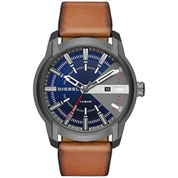 Diesel Armbar Mens Watch with Silicone or Leather Band
