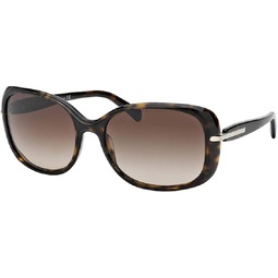 Prada PR08OS CONCEPTUAL Rectangle Sunglasses For Women+FREE Complimentary Eyewear Care Kit