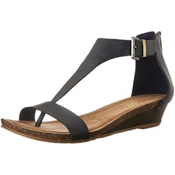 Kenneth Cole REACTION Womens Gal T-Strap Wedge Sandal