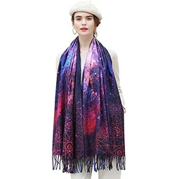 RIIQIICHY Scarfs for Women Fall Winter Scarves Pashmina Shawls and Wraps for Evening Dresses